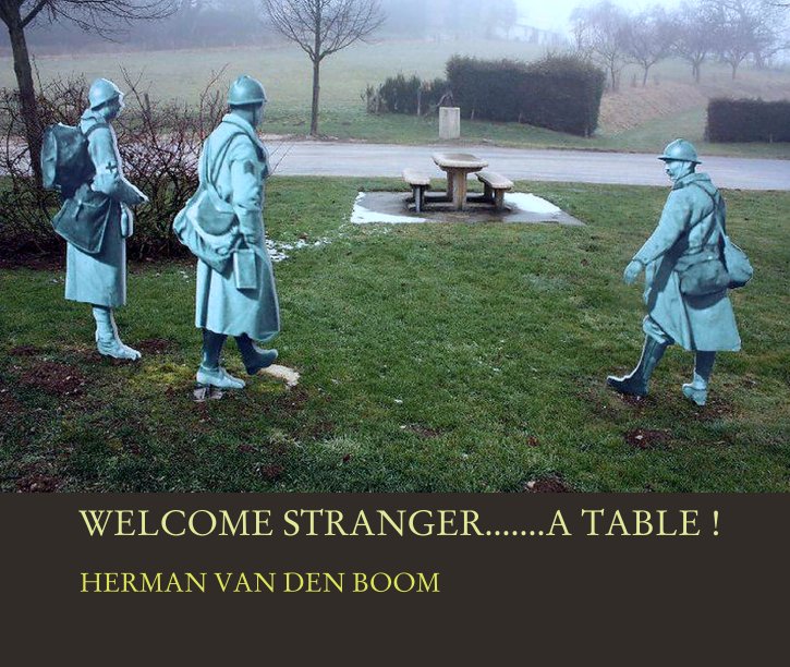 Welcome stranger ..a Table cover